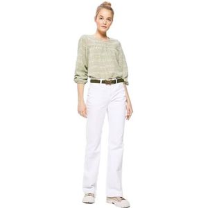 Springfield Groene geruite blouse, Groen, 38