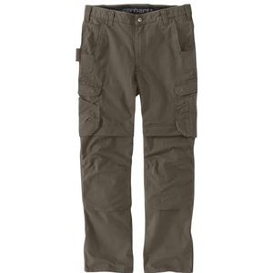 Carhartt Heren Steel Rugged Flex Relaxed Fit Ripstop Double Front Cargo Work Utility Pants, tarmac, 32W x 32L