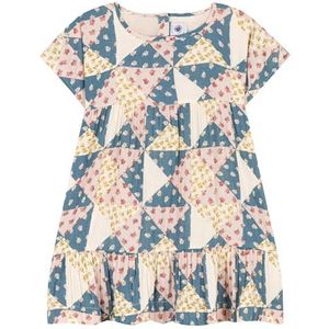 Petit Bateau MC AVA/MU3A meisjesjurk, Avalane/Multico, 3 jaar