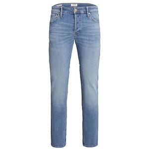JACK & JONES Heren Slim/Straight Fit Jeans Tim Original AM 783, Denim Blauw, 29W x 34L