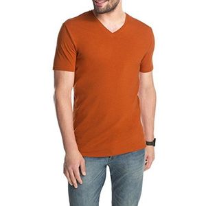 ESPRIT Collection Heren T-shirt 074EO2K001, oranje (burnt brick 816), L