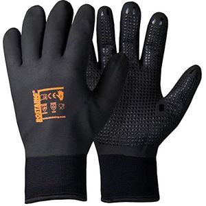 ROSTAING WinterPro Werkhandschoenen, zwart, winter, ideaal voor werkzaamheden in vochtige en koude omgevingen, waterdicht, comfortabel, koudebestendig