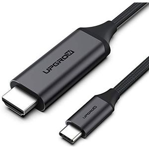 Upgrow USB C naar HDMI-kabel 6FT 4K @60Hz USB Type C naar HDMI-kabel Voor MacBook Pro MacBook Air iPad Pro iMac ChromeBook Pixel (UPGROWCMHM6)