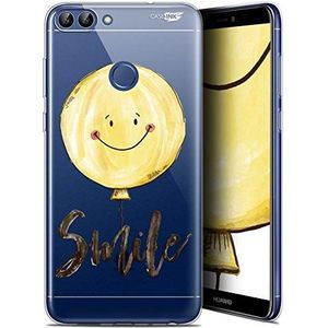 Beschermhoes voor 5.7 inch Huawei P Smart, ultradun, motief: Smile Baloon