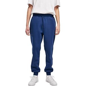 Urban Classics Sportbroek voor heren, broek voor heren, elastische tailleband, sweatpants van zwaar katoen, verkrijgbaar in verschillende kleuren, maten S - 5XL, Blauw, XXL