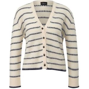 s.Oliver BLACK LABEL Gebreid vest van alpacamix, 02 x 1 mm, 34