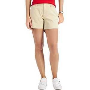 Tommy Hilfiger Casual shorts voor dames, Kaki, 38