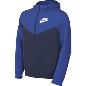 Nike Unisex Kids Jas K Nsw Wr Hd Jkt Ssnl, Game Royal/Midnight Navy/White, FN8757-480, XS