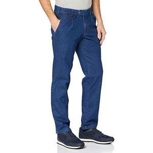 EUREX by BRAX Heren Ergo Cut Jeans Broek Style Fred 321 Stretch, Blauw 22, 50