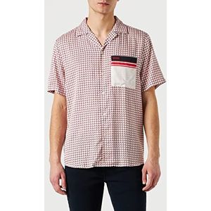 HUGO Heren Ellino Shirt, Open Pink693, M, Open pink693, M