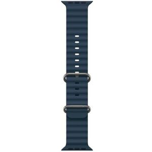 Apple Watch Band - Ocean Band - 49 mm - blauw - Eén maat voor de meeste polsen