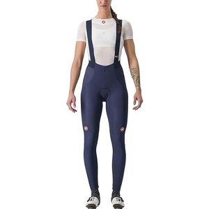 CASTELLI 4520563-424 Sorpasso Ros W BIBT fietsbroek dames Belgian blauw/zilver reflex maat L