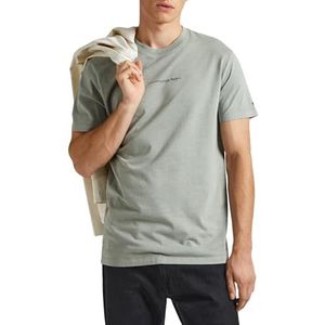 Pepe Jeans Dave T-shirt voor heren, Groen (Palm groen), XS