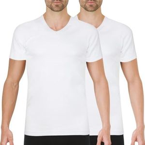 Athena Easy Color T-shirt voor heren, wit/wit, XL