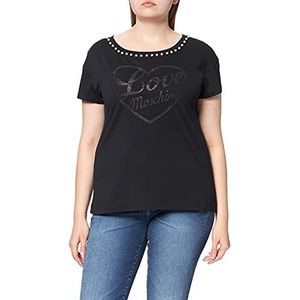 Love Moschino Womens T-shirt, zwart, 48