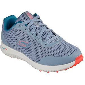 Skechers Dames Go Max Arch Fit Spikeless Golf Shoe Sneakers, Blauw Multi Mesh, 36 EU