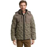 Tom Tailor - Gewatteerde Jas - Smokey Olive Green - Met Capuchon - 5 Zakken