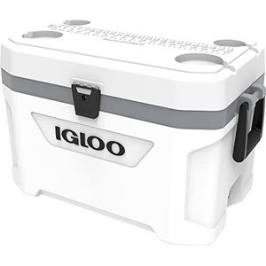 Igloo Marine Ultra 54 Koelbox, 51 Liter, Wit/Grijs