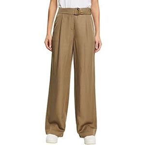 ESPRIT Collection Dames 032EO1B302 broek, 350/KHAKI groen, standaard