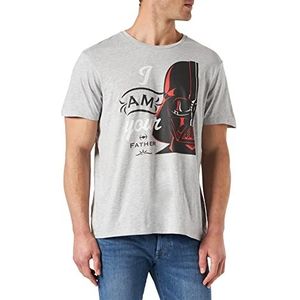 Star Wars MesWMANTS167 T-shirt voor heren, melange, maat XL