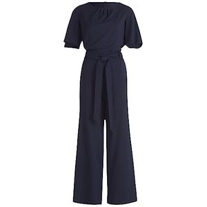 Vera Mont Jumpsuit voor dames met gekrulde hals, blauw, 44