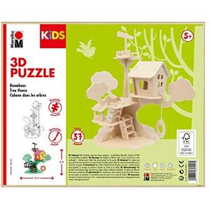 Marabu Kids 3D Puzzel - Houten Boomhuis - 37 Stukjes