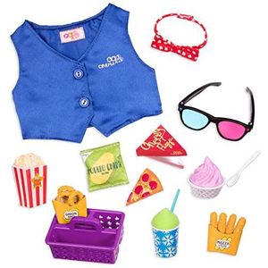 Our Generation BD37848Z - Bioscoopaccessoires voor poppen - Popcorn