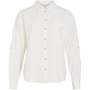 Blouse - Effen - Viscose - Lange Mouw - Wijde Pasvorm