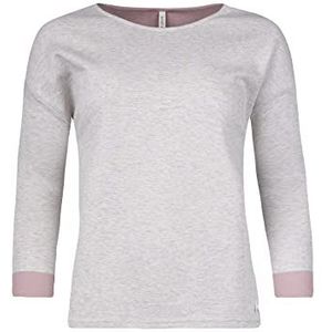 Short Stories Dames sweatshirt/sweatjack pyjama bovendeel, natuur melange, normaal