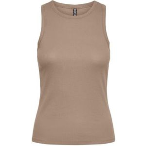 PIECES top dames, silver mink, S