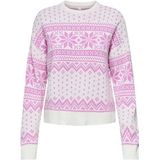 Kerstmis trui ONLY. Acryl materiaal. Maten M. Wit kleur