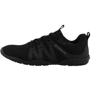 Tom Tailor - Veterschoenen - Zwart - Textiel