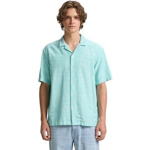 Tom Tailor Denim - Vrijetijdsoverhemd - Katoen - Relaxed Fit - Korte Mouwen