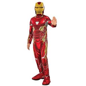 Rubie's Officieel kostuum Iron Man, Avengers Endgame, klassiek, kindermaat L, 8-10 jaar, lichaamslengte 147 cm