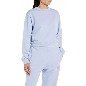 Replay Cropped capuchontrui voor dames, 667 Bright perihoek, XS