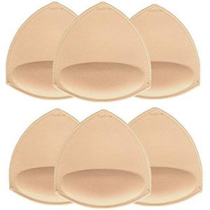 TopBine 3 beha-inzetstukken, mat, driehoekmassage, M, A/B/CD voor dames, driehoek massage m, A/B/CD