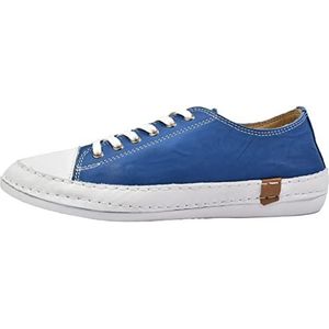 Andrea Conti Veterschoenen lage damesschoenen 0025903, grootte:41, kleur:Blauw