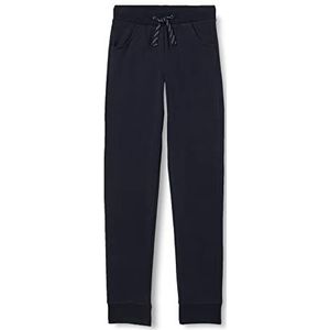 CMP Joggingbroek voor meisjes, lange broek, donkerblauw, ademend, zwart blauw, 128 cm