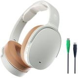 Skullcandy Hesh ANC Draadloze over-ear koptelefoon met ruisonderdrukking, een accuduur van 22 uur, microfoon, ondersteuning voor iPhone/Android- en Bluetooth-apparaten – Wit