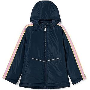 NAME IT Nkfmaxi jas voor meisjes Glam Band Jacket, Dark Sapphire, 134 cm