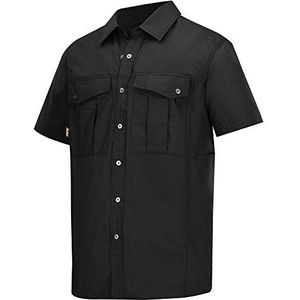 Ripstop hemd met korte mouwen 4 zwart