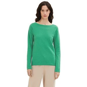 TOM TAILOR Dames trui 1036687, 31032 - Vivid Leaf Green, XXS