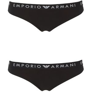 Emporio Armani Halve slip voor dames, Nero, L