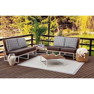 Surya Belek Outdoor Tapijt - Moderne Vloerkleden voor Binnen/Buiten Tapijten voor Tuin, Patio, Tuin Tapijt - Boho Tapijt Buiten Tapijt, Gemakkelijk schoon te maken Tuin Tapijt - Grote Vloertapijten