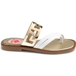 Pablosky Dalia 877380 platte sandalen, goudkleurig, 37 EU