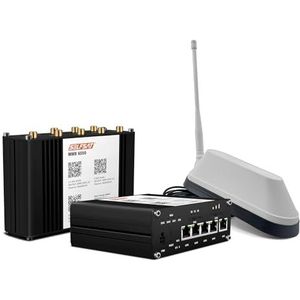 SELFSAT MWR 6550 5G Cat 19 WiFi 6 WLAN-router tot 3,4 Gbps incl. Shark 5G antenne wit