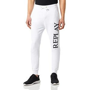 Replay vrijetijdsbroek voor heren, 001, wit, L