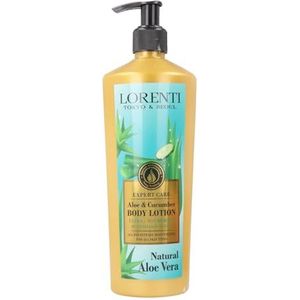 LORENTI TOKYO & SEOUL Dames Aloë Vera & Cucumber Body Lotion 400 ml | Lichaamscrème met diepe verzorging | Lichaamslotion | Vochtlotion | Lichaamsverzorging Vrouwen