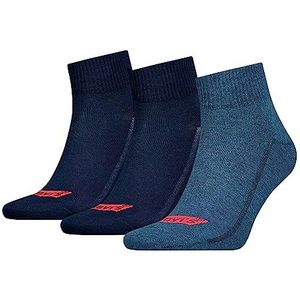 Levi's Unisex Quarter (3-pack), denim, 39-42 EU