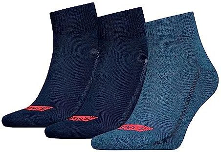 Levi's - Unisex Quarter - Onderbroeken - Denim - 3-pack